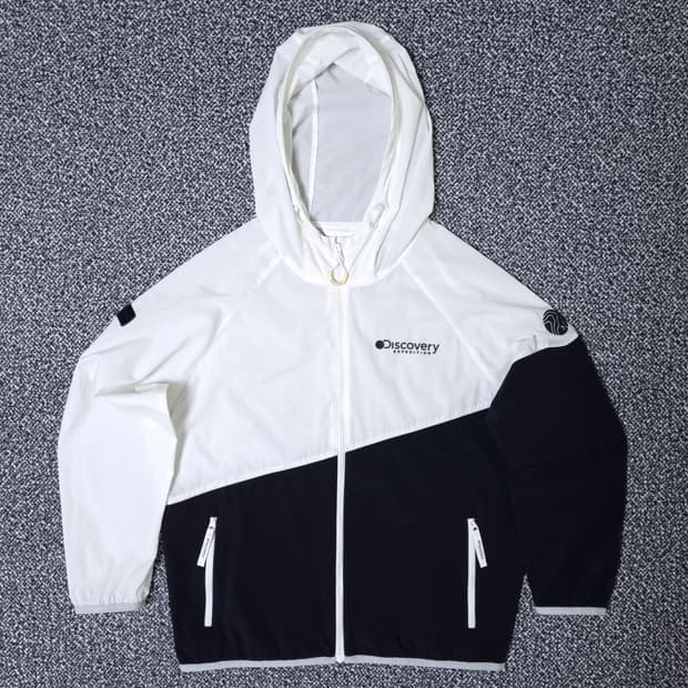 [무료배송][140]디스커버리 키즈 바람막이 후드집업