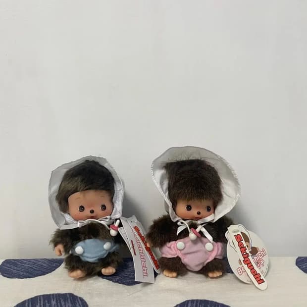 애기 몬치치 인형 남자 여자 세트