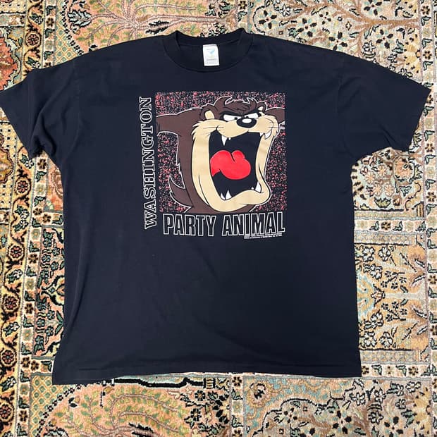 90s 루니툰즈 타즈 빈티지 티셔츠 taz