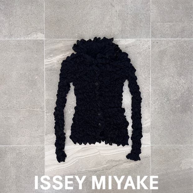 ISSEY MIYAKE cauliflower pleats blouse
