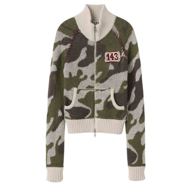 [레이 착용] 스컬프터 카모플라쥬 래글런 집업