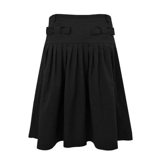 체메씨 chemehc 보우 턱 미디 스커트 BOW TUCK MIDI SK
