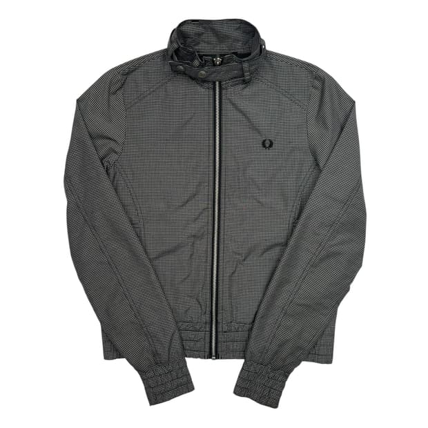 프레드 페리 체크 발마칸 자켓 S