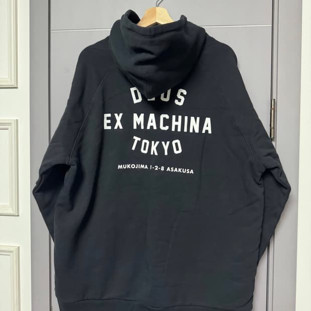 데우스 엑스 마키나 도쿄 2XL 후드티 블랙 민트급