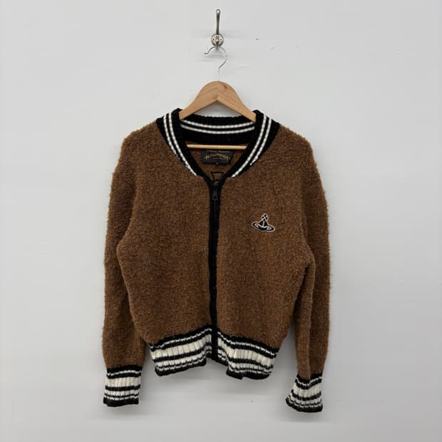 비비안웨스트우드 브라운 니트 가디건 여성 S