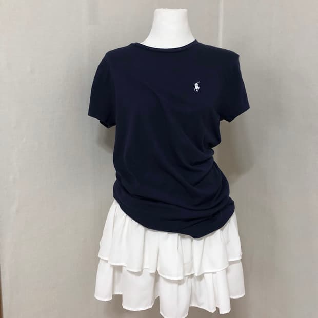 폴로 네이비 롱 원피스 M