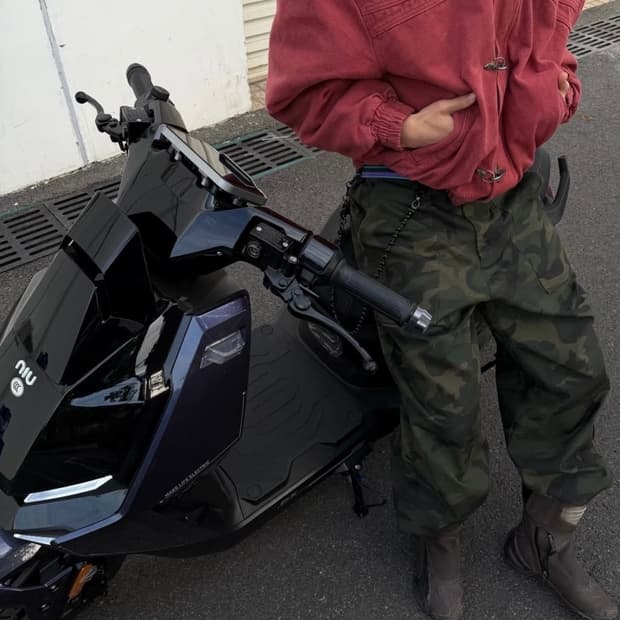 캔버스 후드자켓 레드