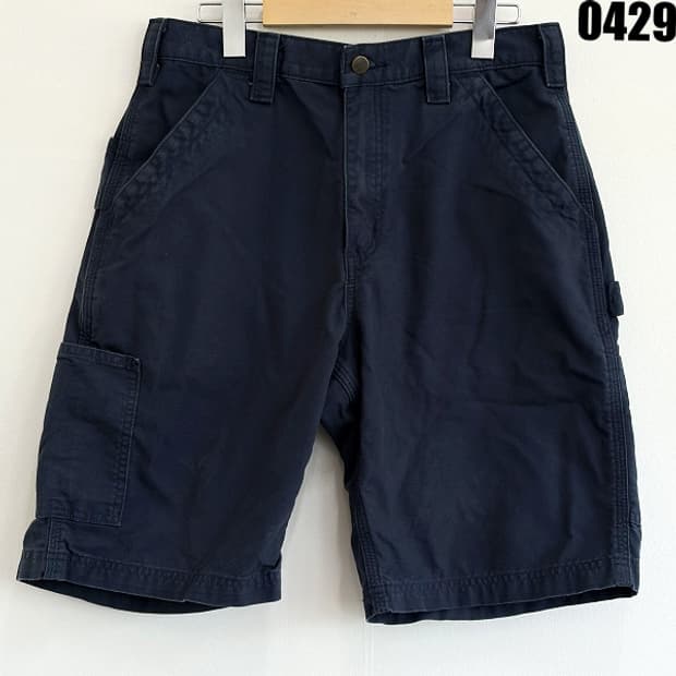 칼하트 B147 NVY 오리지널핏 워크 쇼츠 32 0429