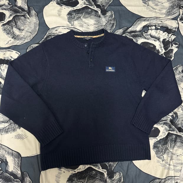 버버리 올드스쿨 니트 L사이즈