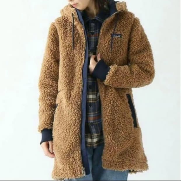 파타고니아 더스티 메사 파카 여성용 미디엄 사이즈 네스트 브라운 색상 