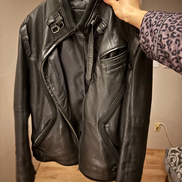 빈티지 레더 자켓