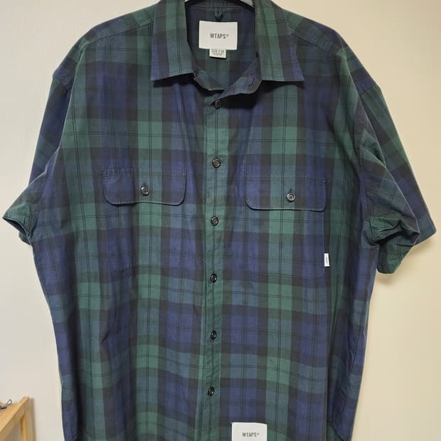 더블탭스 블랙와치 반팔 셔츠 4