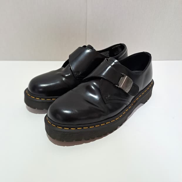 (택포) 닥터마틴 페니모어 로우 블랙 로퍼 UK8 B353