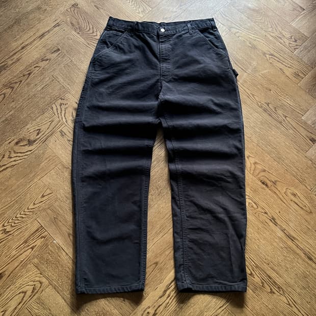 [36]칼하트 USA 미드나잇 네이비 싱글니 카펜터 워크 팬츠