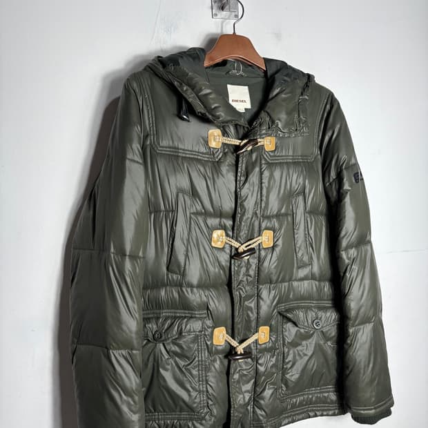 Disel 디젤 더플 코트 패딩