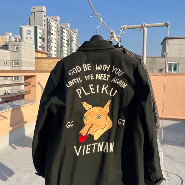(XL) 브론슨 (논스탁) 베트남전 자켓 수베니어 자켓