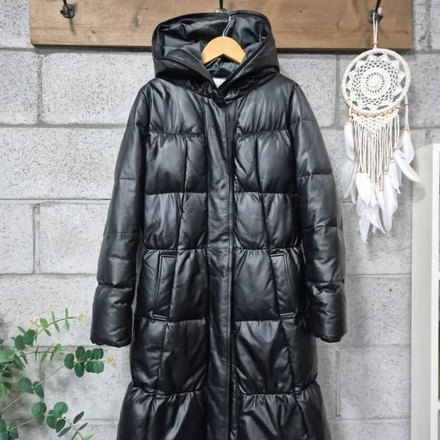 일본 소우 클로스 양가죽 다운롱패딩