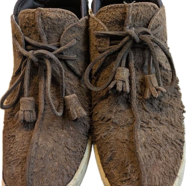 visvim 브라운 스웨이드 로퍼