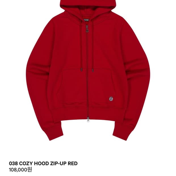 코이세이오 038 후드집업 레드
