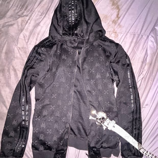 스컬프린팅 후드집업