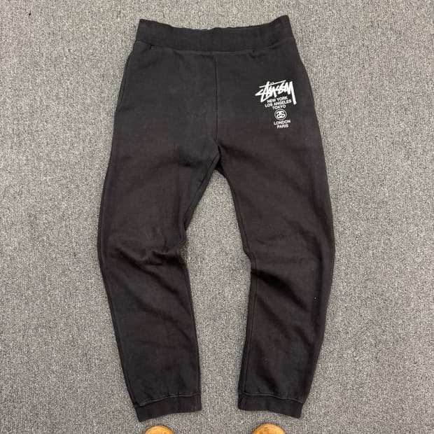 스투시 빈티지 월드투어 스웻조거팬츠