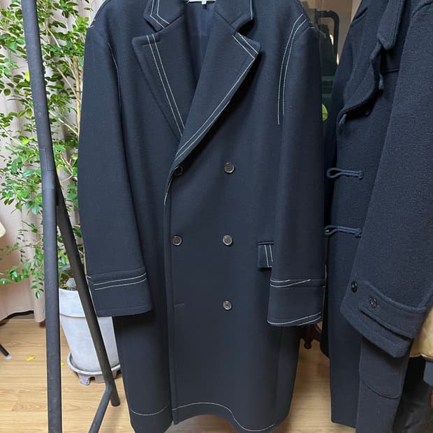 메종 마르지엘라 블랙 코트 48