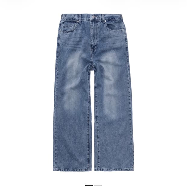 폴리테루 고시마 데님 워시드블루 3사이즈