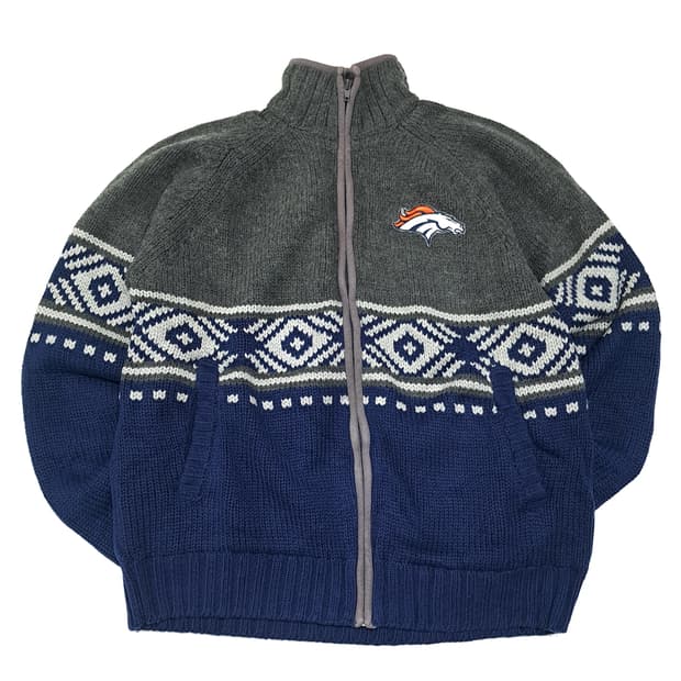 CL318 L NFL 00s 울 페어아일 니트 자켓 아우터