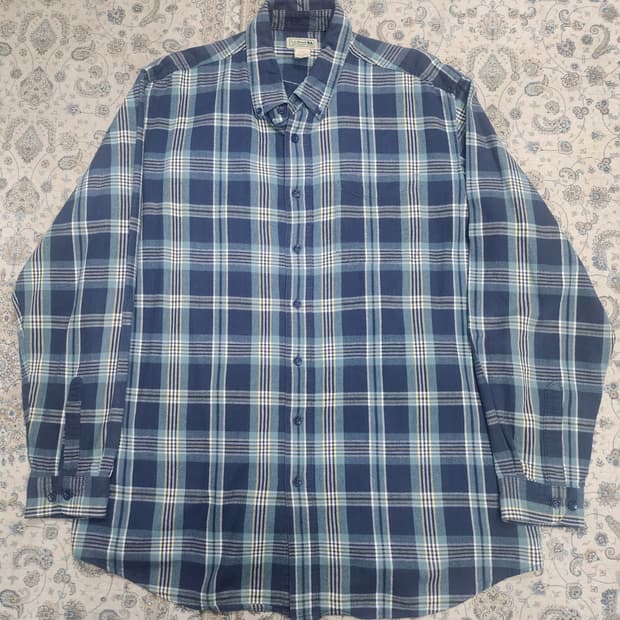 L.L.Bean 엘엘빈 플란넬 체크 셔츠 XL