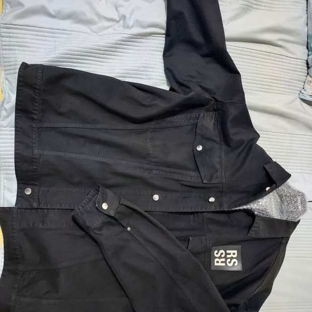 라프시몬스 데님코트자켓