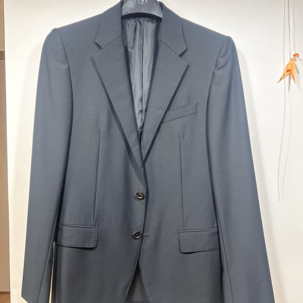 TIME HOMME 남성 블랙 블레이져 48