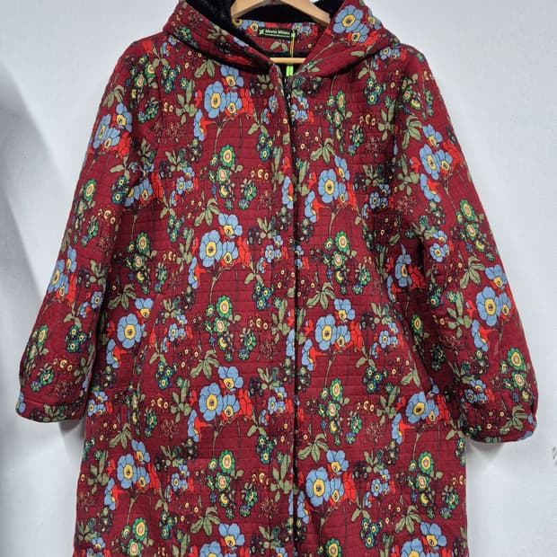 택새 몬테밀라노 안감털 코트