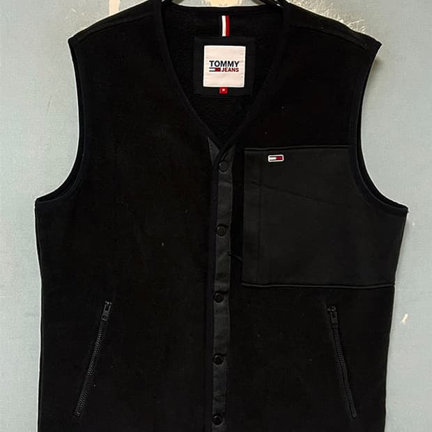 타미힐피거 남자 플리스 조끼 추동 L 100