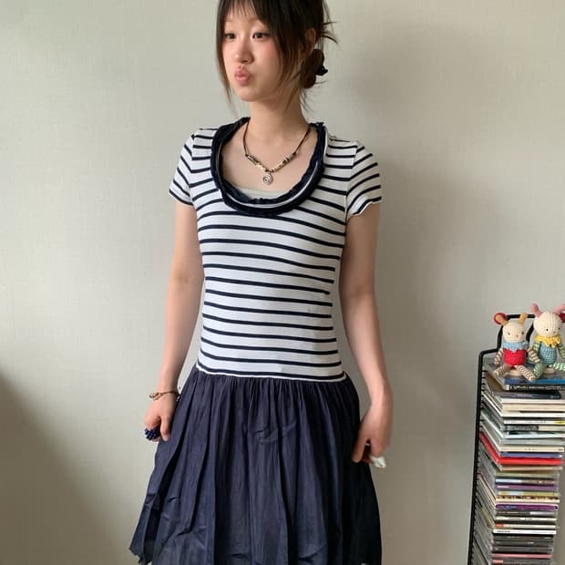 sacai luck, frill dress