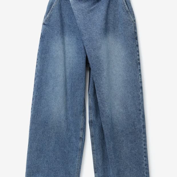 해칭룸 wrap jeans Blue (4)