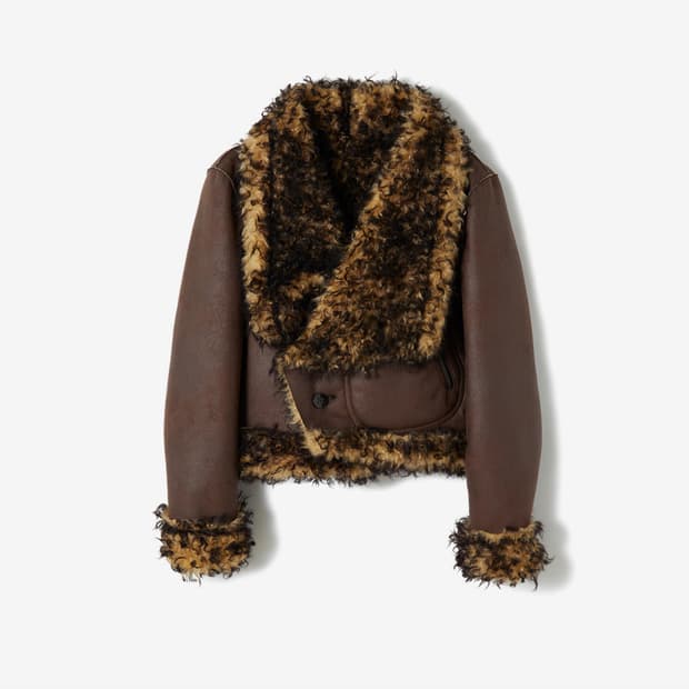 Perverze 리버시블 비건레더 무스탕