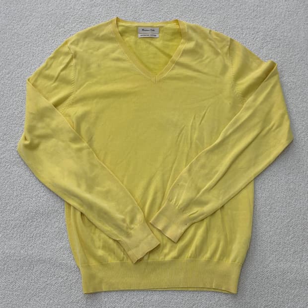 S 마시모두띠 브이넥 스웨터 0303E