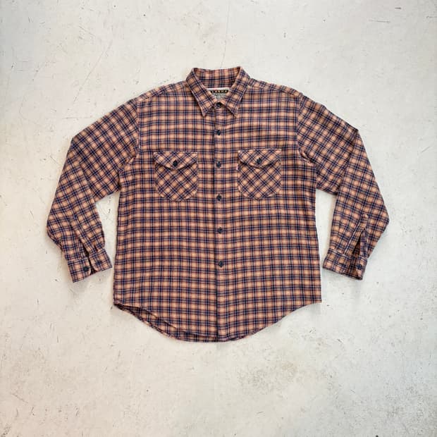90s 리바이스 알래스카 빈티지 플란넬 체크셔츠 L