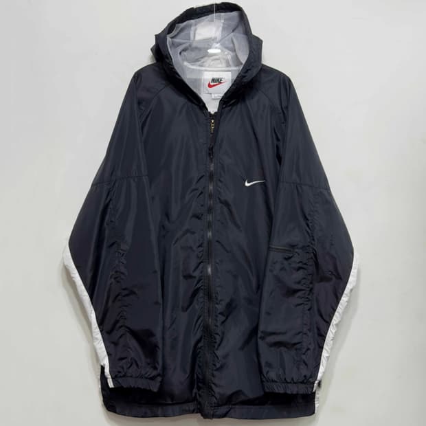 90s 나이키 올드스쿨 후드 바람막이 자켓