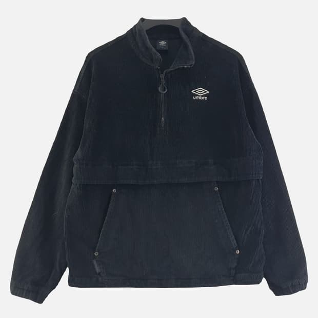 엄브로 블랙 공용 아노락 자켓 90 N8113