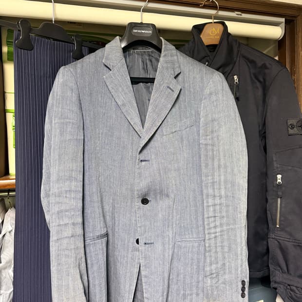 조르지오 아르마니 꼴레지오니 린넨 자켓