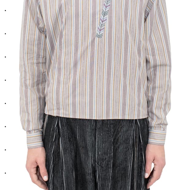 MURAD SHIRT - CADMIUM MULTI/CROCUS MULTI