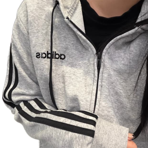 🩶대장급 아디다스 스펠아웃 그레이 후드집업🩶