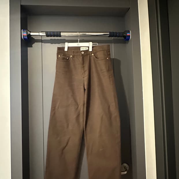 렉토 25 ss 레귤러 핏 브라운 데님 (M)