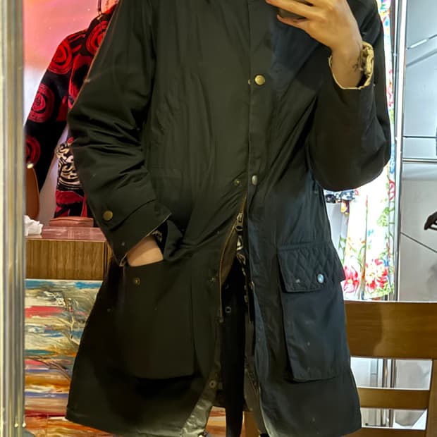 바버 Barbour 왁스 자켓 여성 UK8 (55/S)