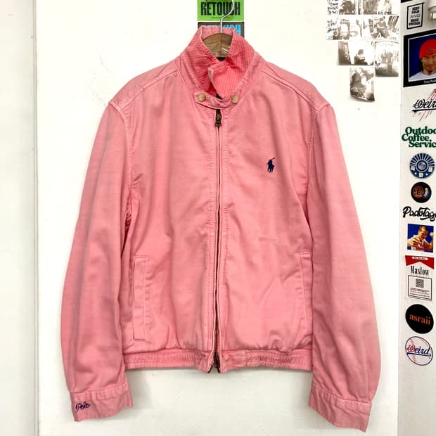 폴로 코튼 스윙탑 자켓
