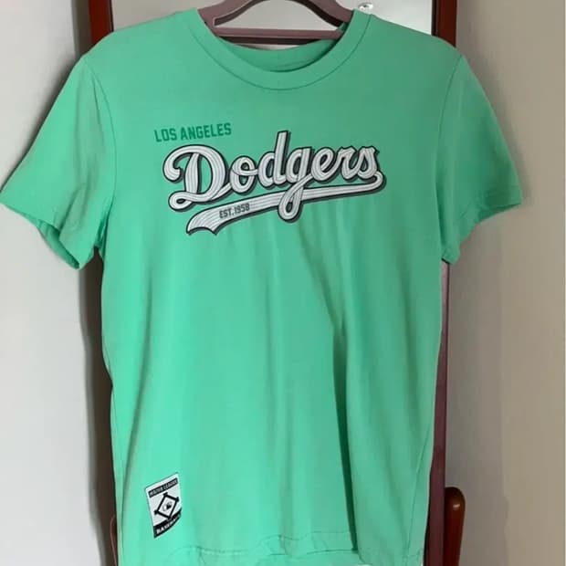 MLB 다저스 민트 티셔츠