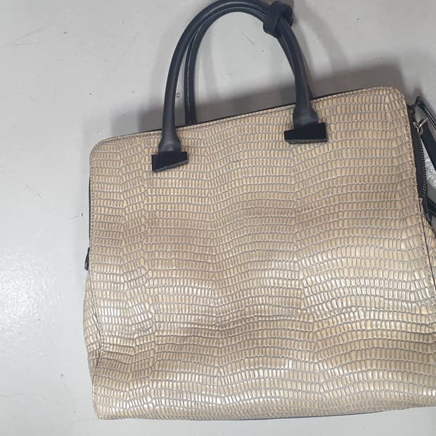 루즈앤라운지 나비드스네이크스킨더블집 가죽가방