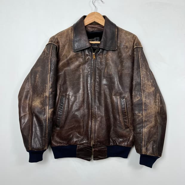 1980s Goldwaters cowhide jaket