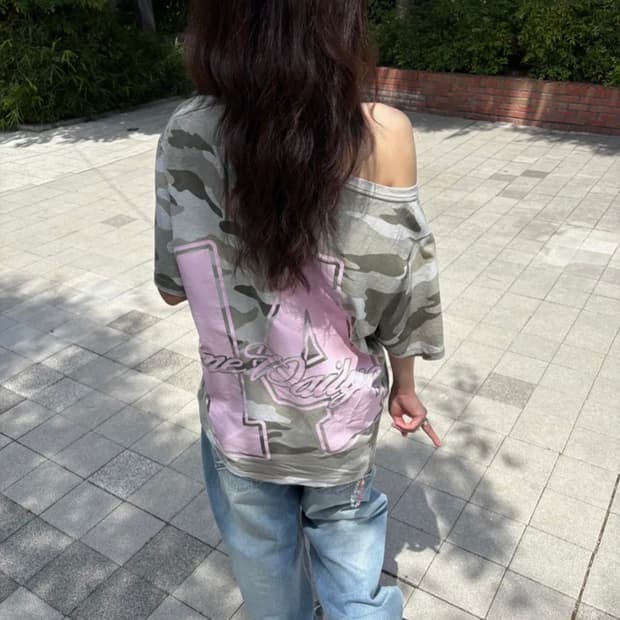NYXX (엔와이엑스엑스) 원숄더 반팔티 새상품